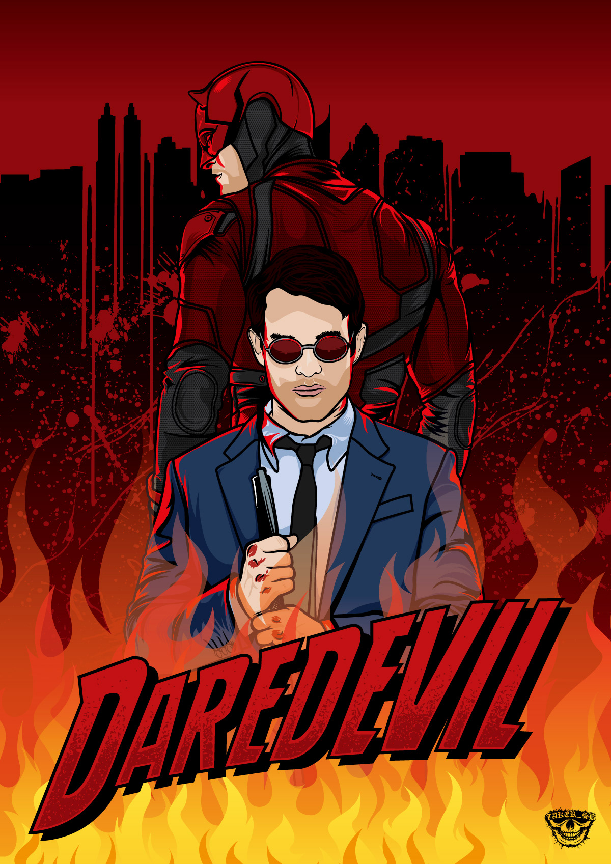 Daredevil Vector Art Wallpapers