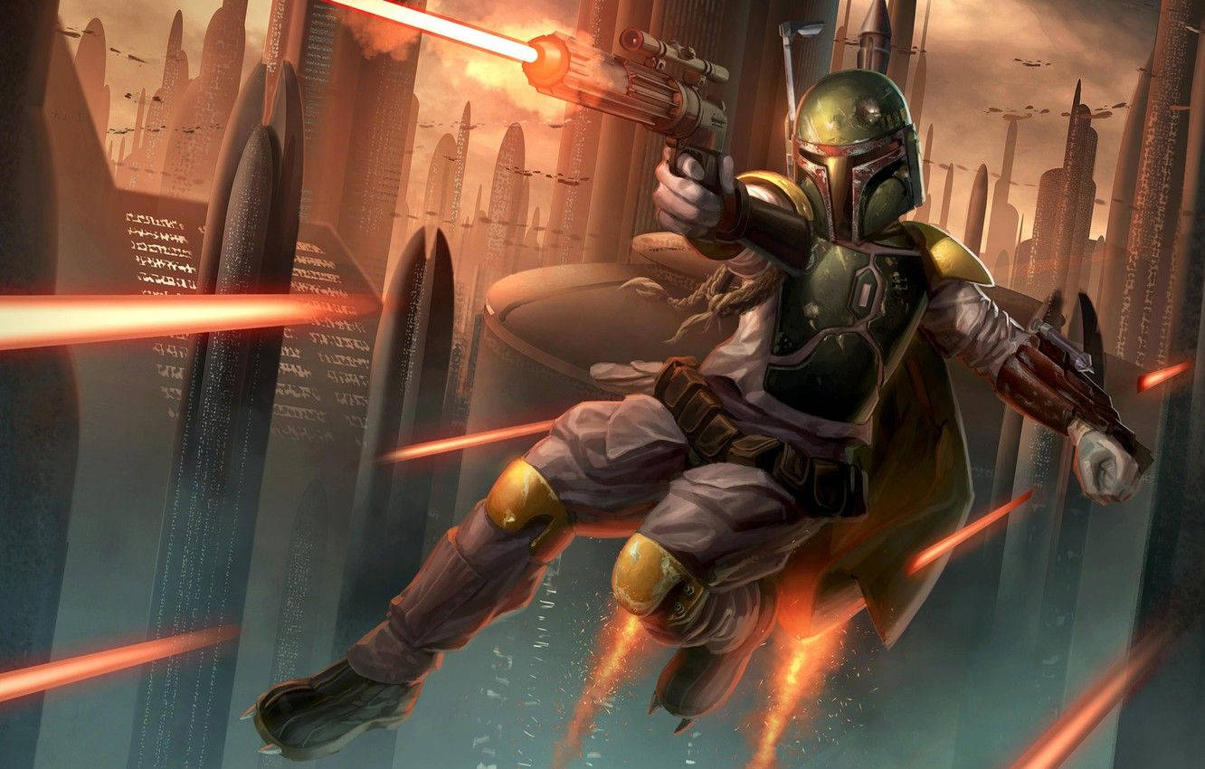 Darth Vader Vs Mandalorian Art Wallpapers