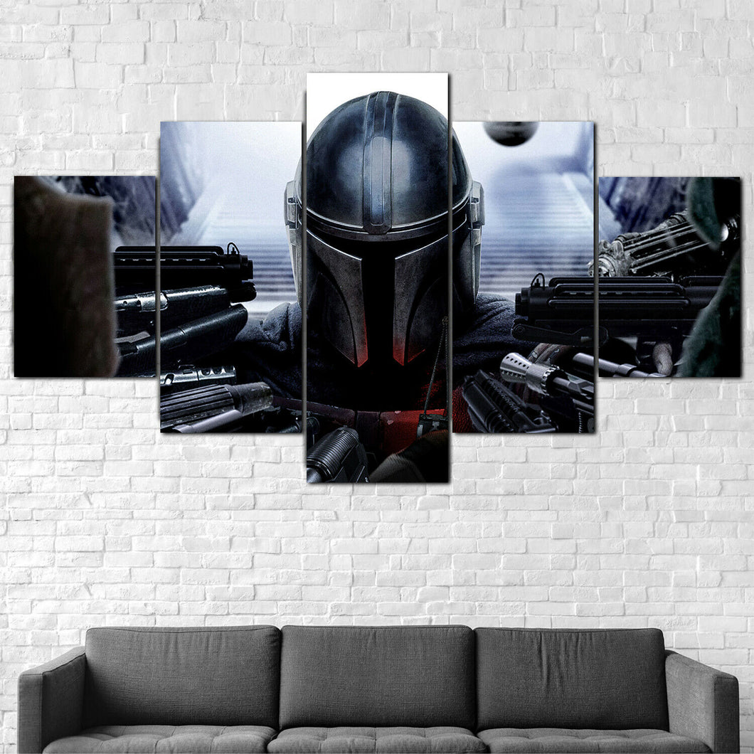 Darth Vader Vs Mandalorian Art Wallpapers