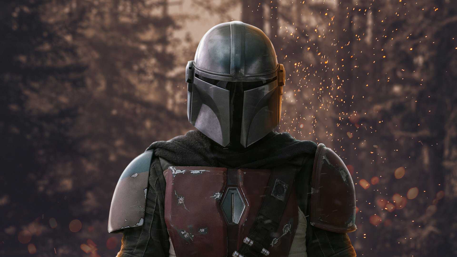 Darth Vader Vs Mandalorian Art Wallpapers