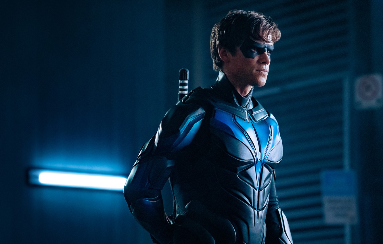 Dick Grayson As Nightwing In Titans Wallpapers