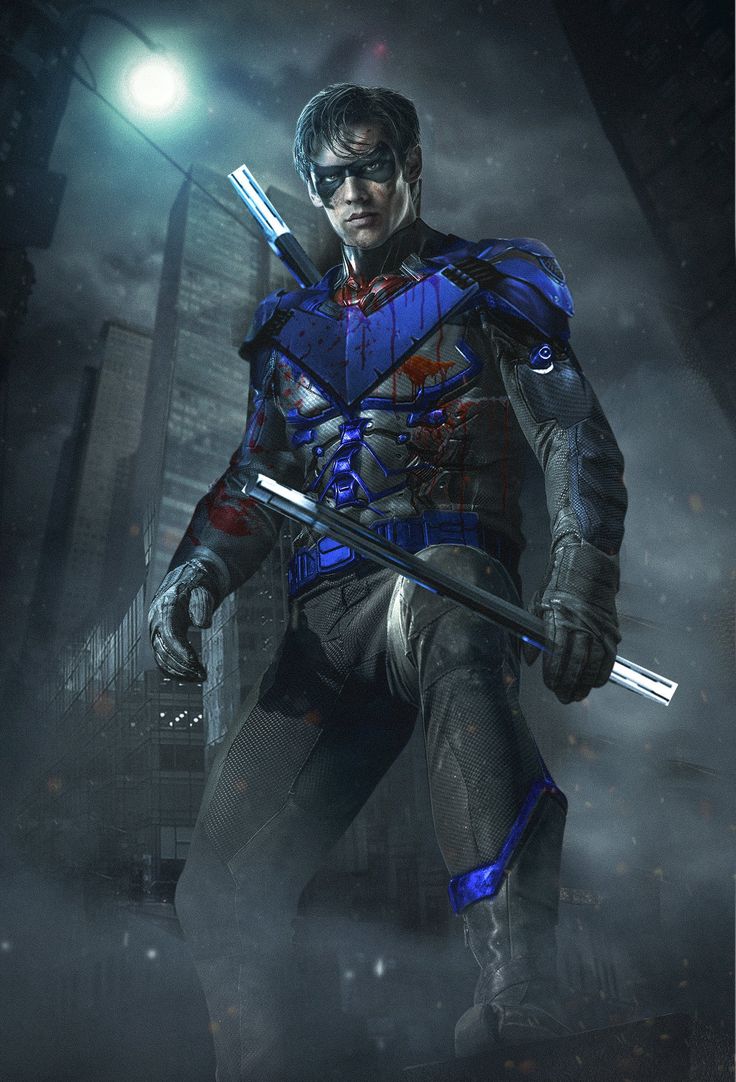 Dick Grayson As Nightwing In Titans Wallpapers