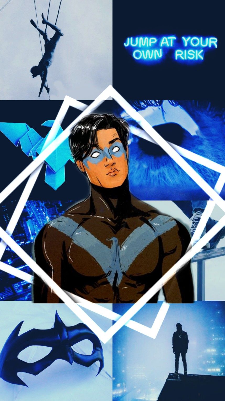 Dick Grayson As Nightwing In Titans Wallpapers