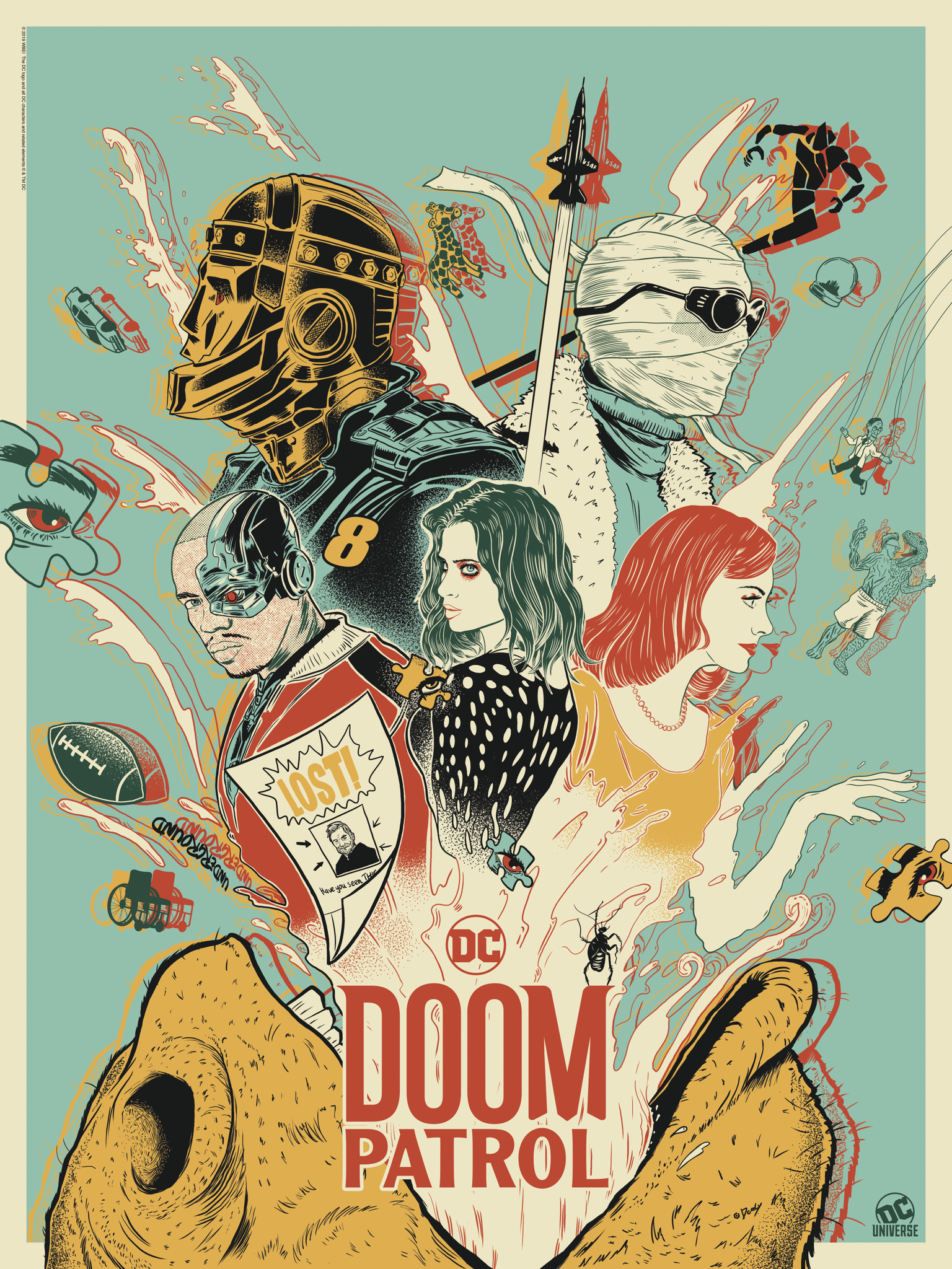 Doom Patrol  Character Poster Wallpapers