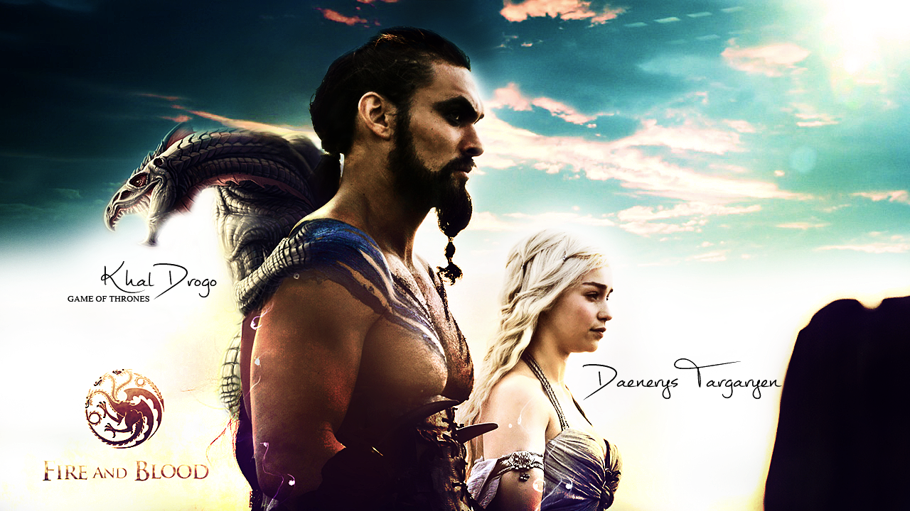 Drogo And Daenerys Art Wallpapers