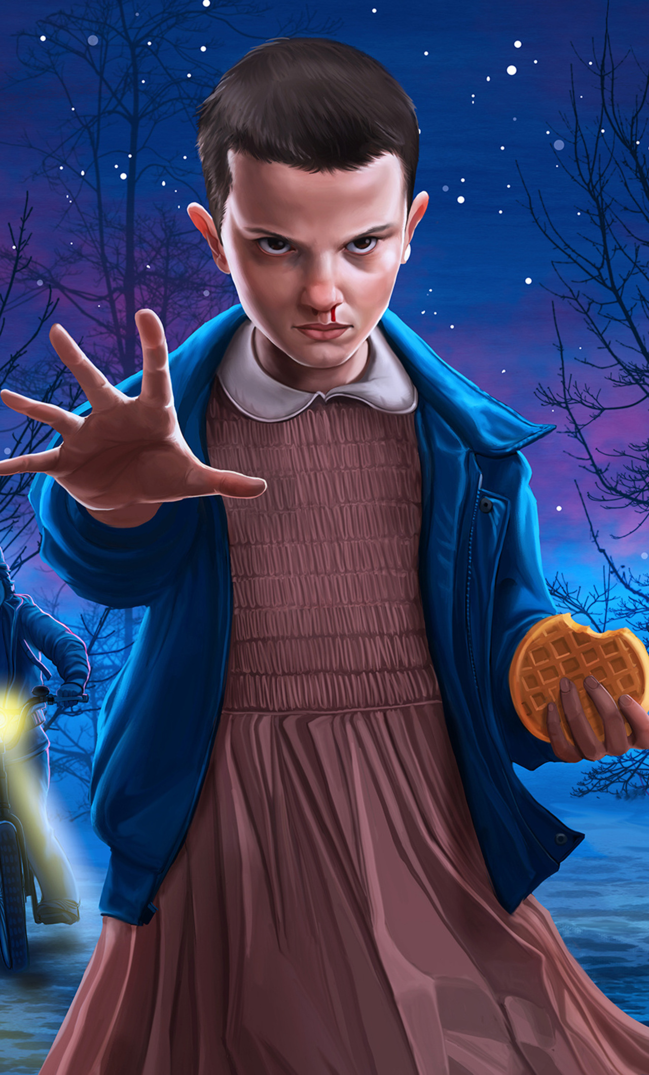 Eleven Stranger Things Art Wallpapers