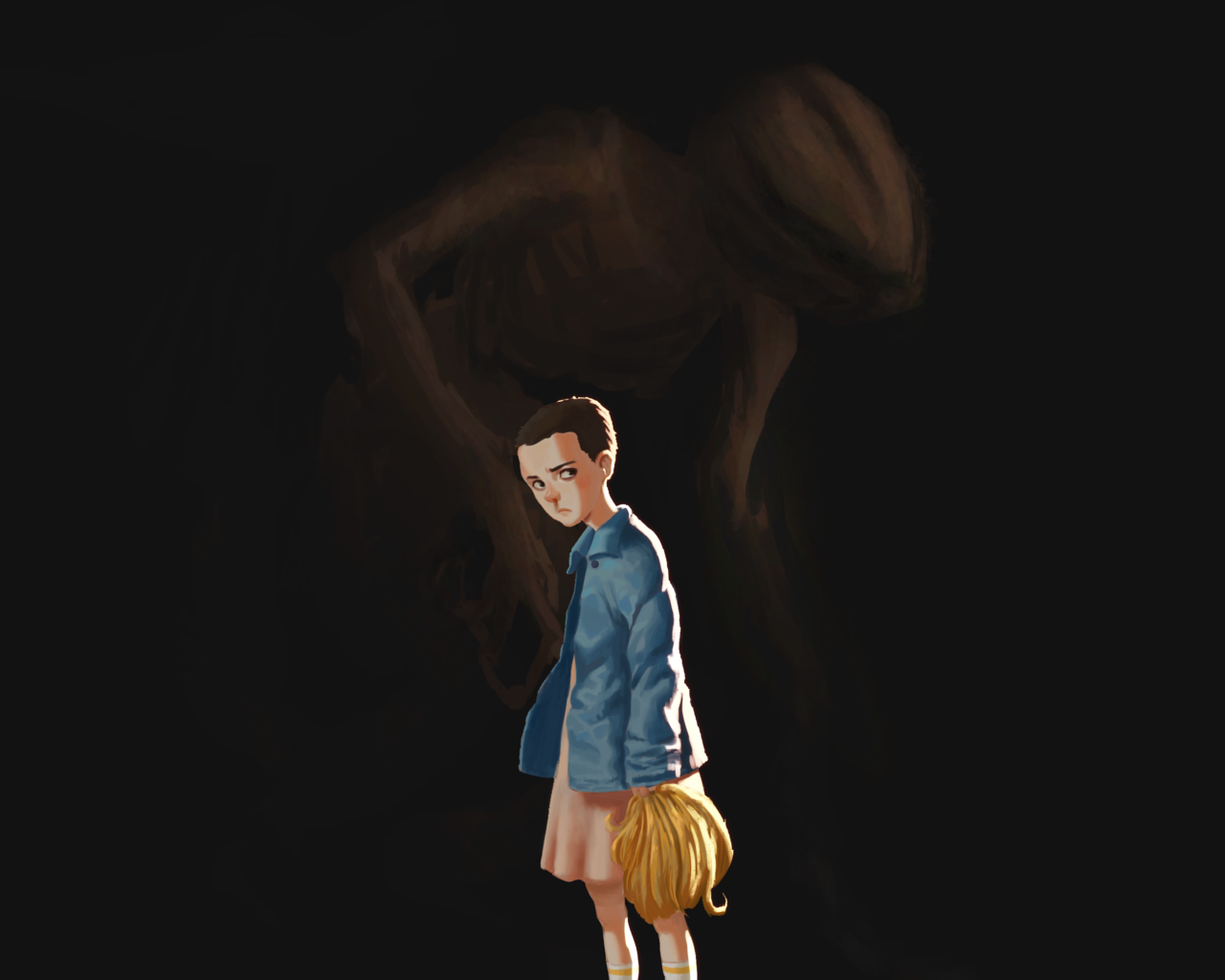 Eleven Stranger Things Art Wallpapers