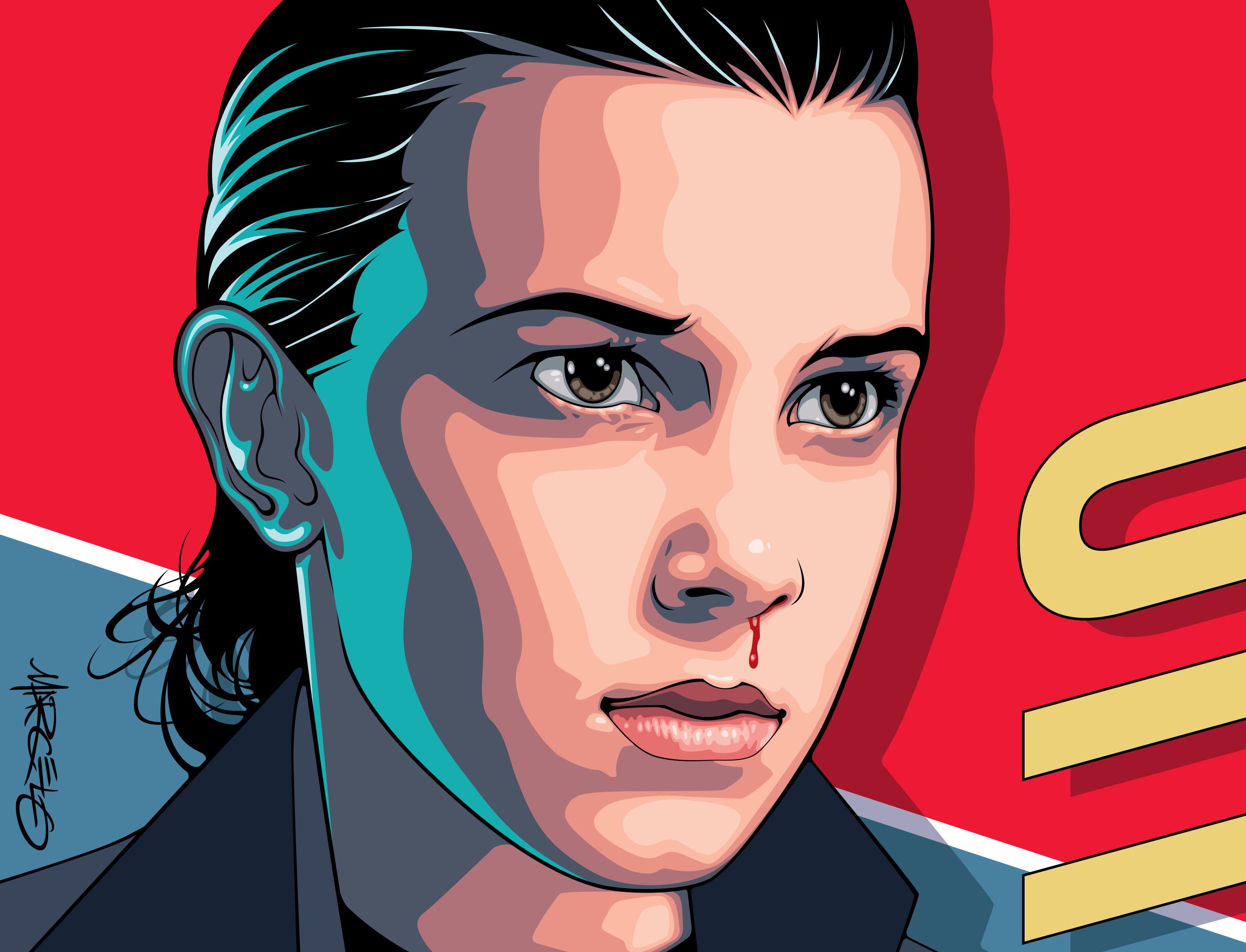 Eleven Stranger Things Art Wallpapers