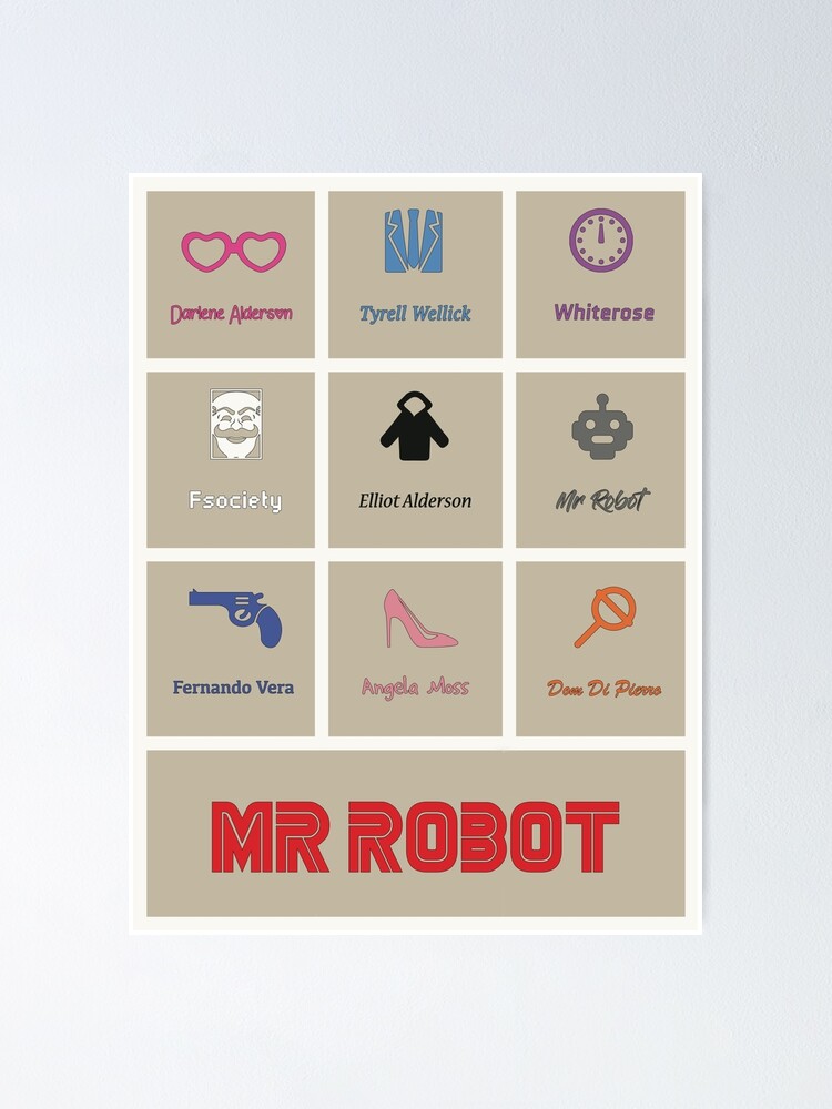 Elliot Alderson Mr Robot Minimalism Artwork Wallpapers