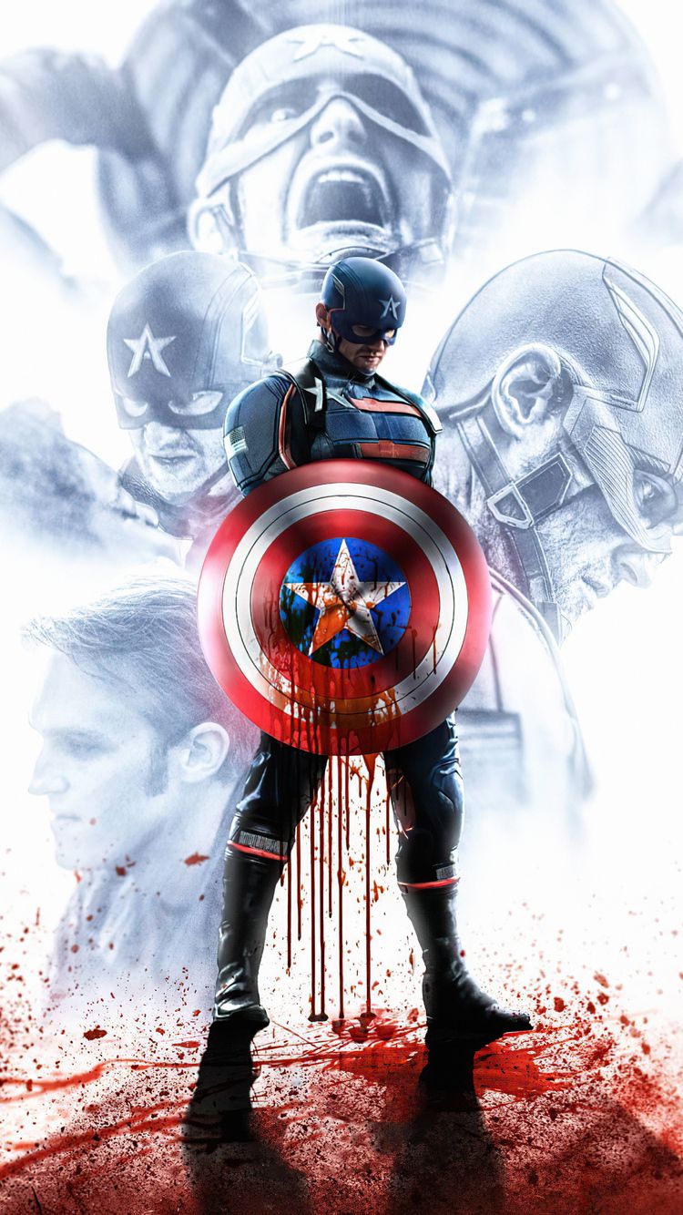 Falcon As Captain America Art Wallpapers