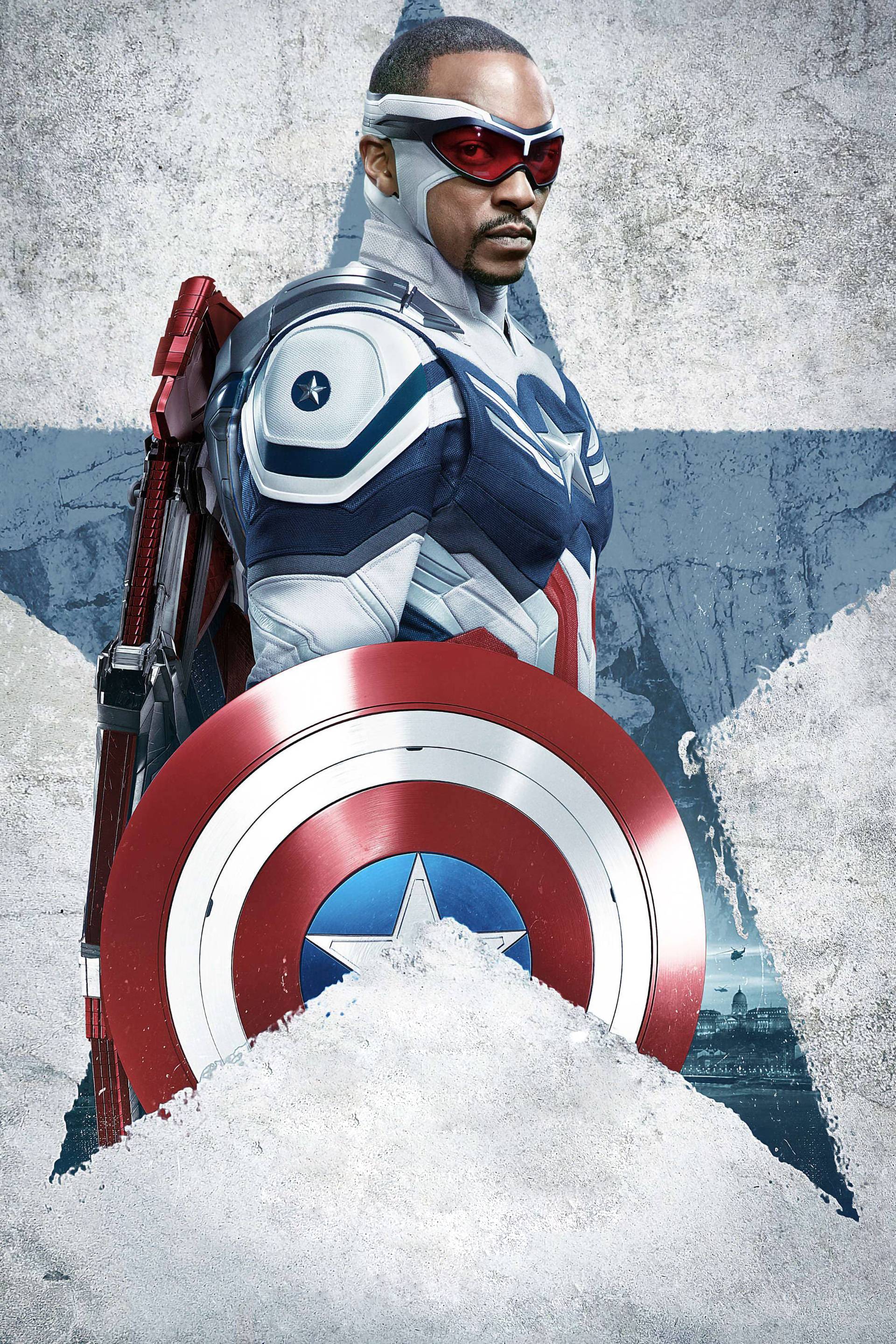 Falcon As Captain America Art Wallpapers