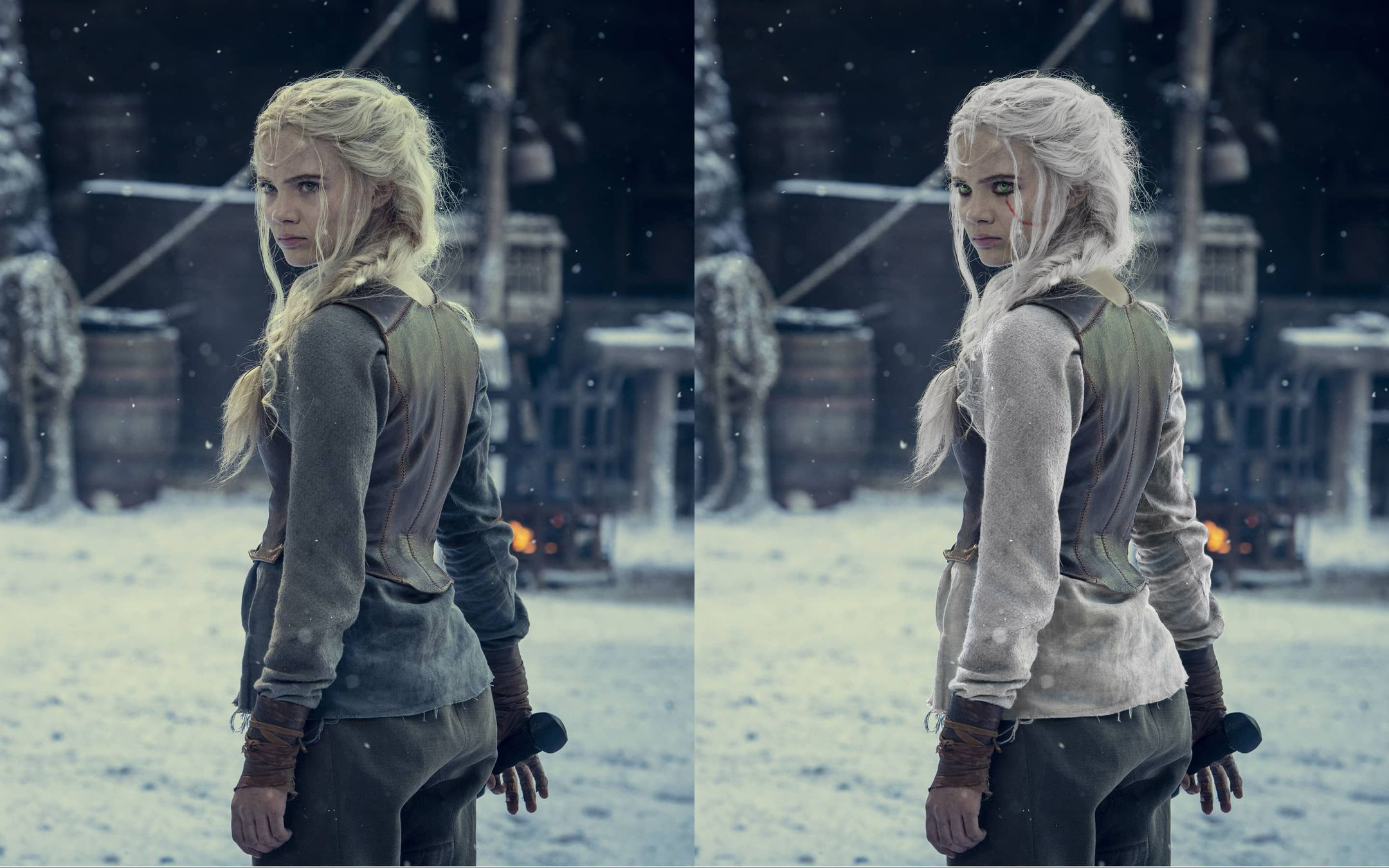 Freya Allan As Ciri In The Witcher Wallpapers