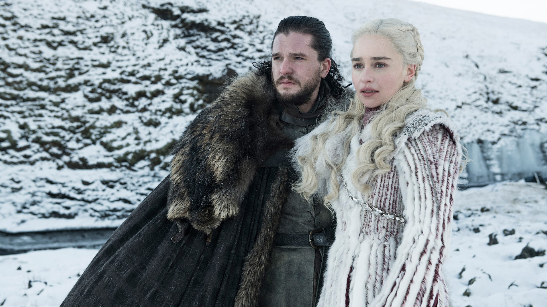 Game Of Thrones Season 8 Jon Snow And Daenerys Targaryen Wallpapers