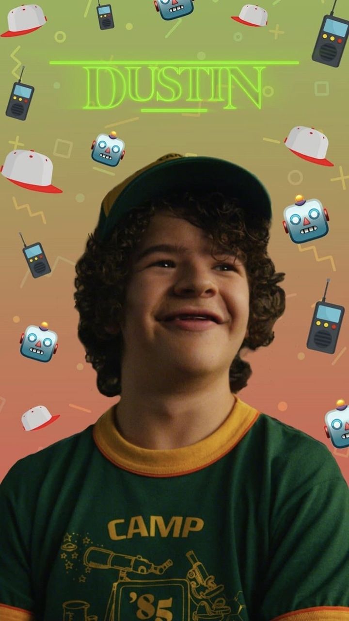 Gaten Matarazzo Aka Dustin Henderson Stranger Things Art Poster Wallpapers