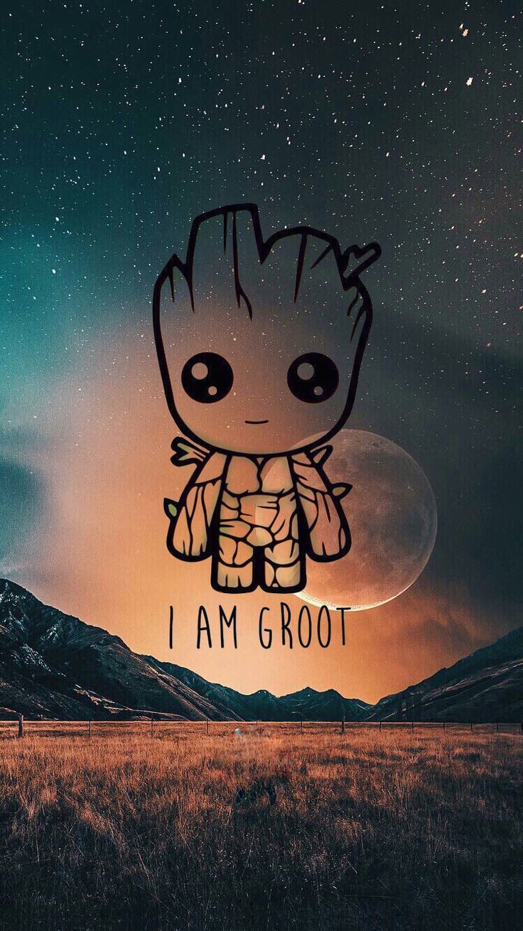 I Am Groot Disney Logo Wallpapers