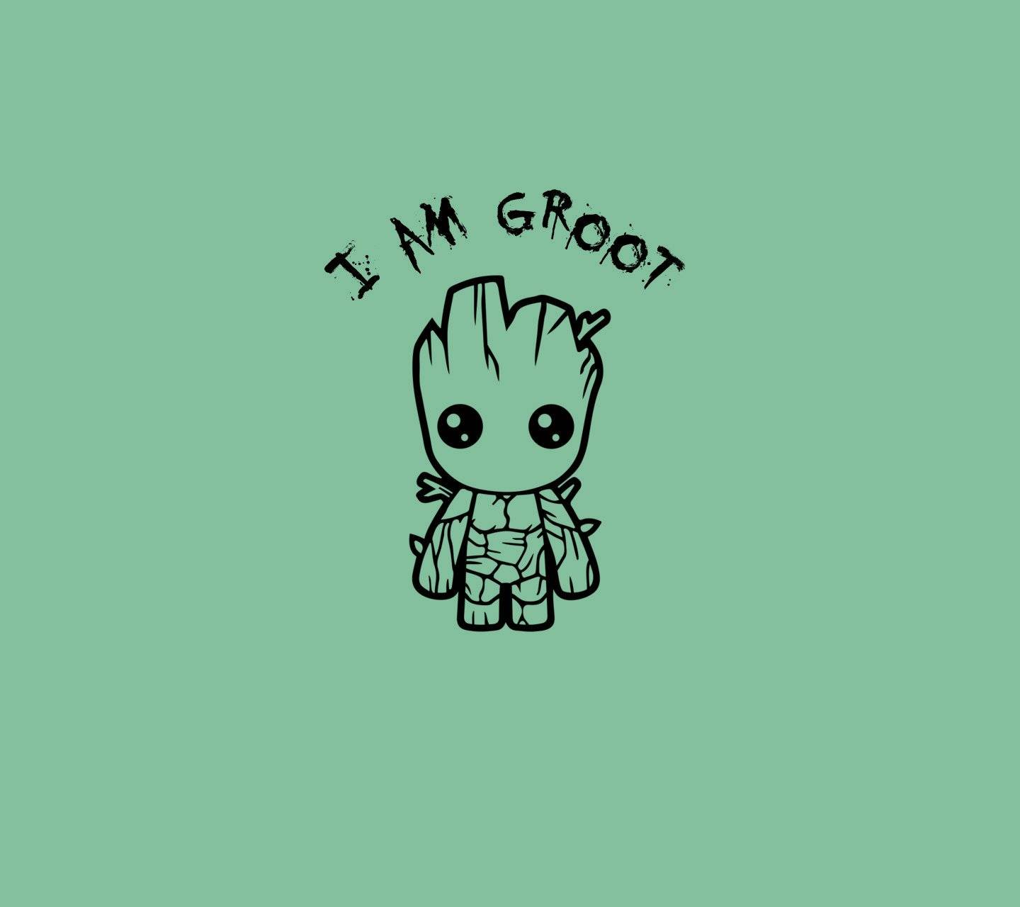 I Am Groot Disney Logo Wallpapers