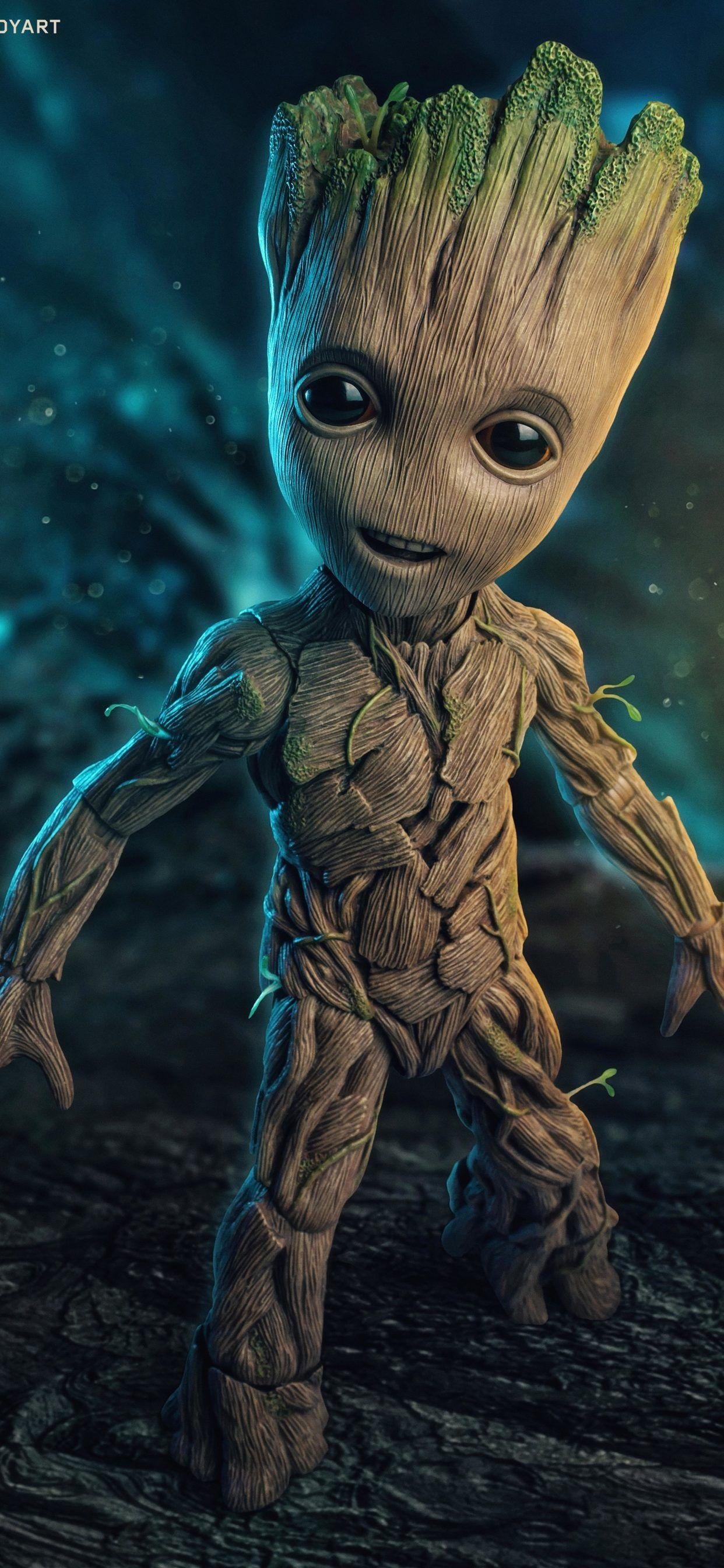 I Am Groot Disney Logo Wallpapers