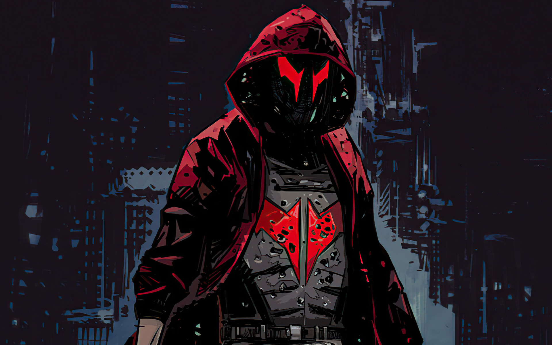 Jason Todd As Red Hood Titans Season 3 Concept Art Wallpapers