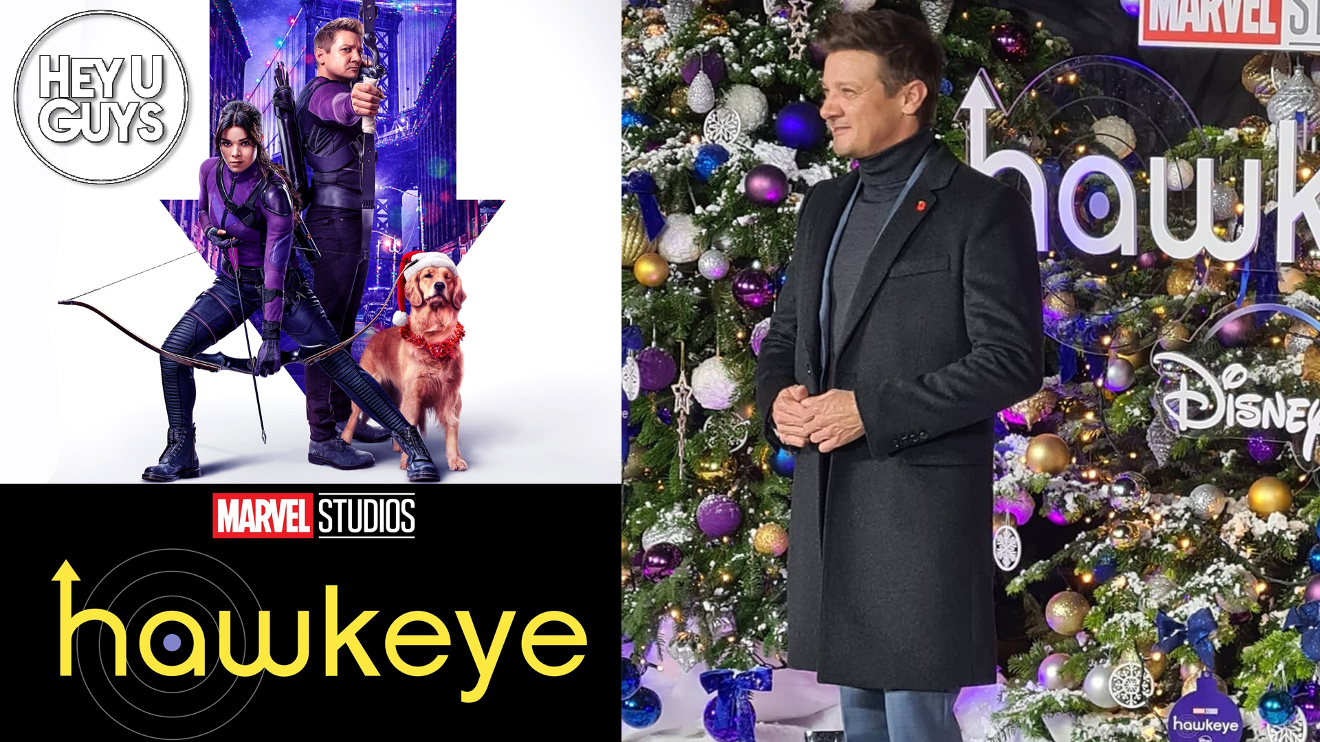 Jeremy Renner And Hailee Steinfeld In Marvels Hawkeye Wallpapers