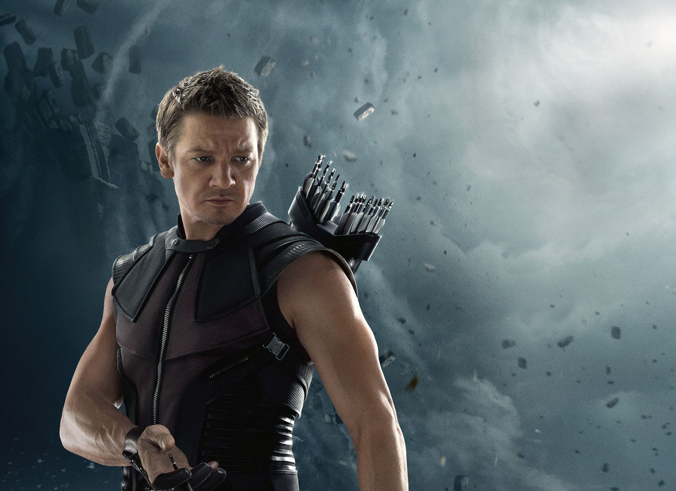 Jeremy Renner And Hailee Steinfeld In Marvels Hawkeye Wallpapers