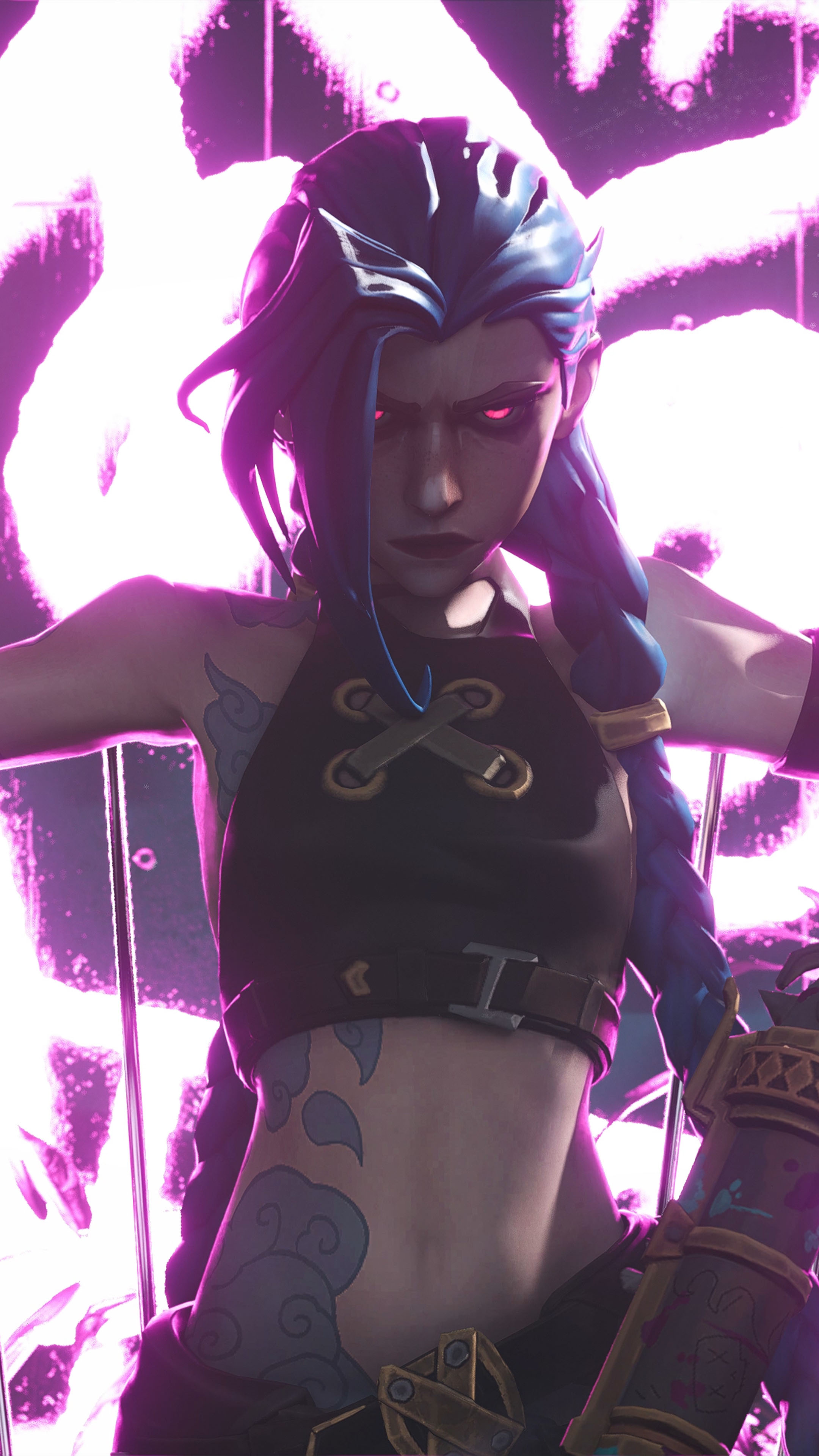 Jinx 4K Art League Of Legends Wallpapers