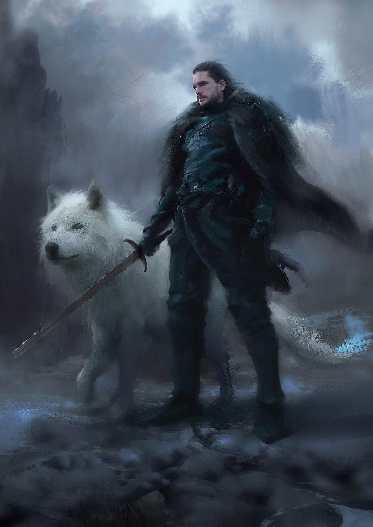 Jon Snow Game Of Thrones Art Wallpapers