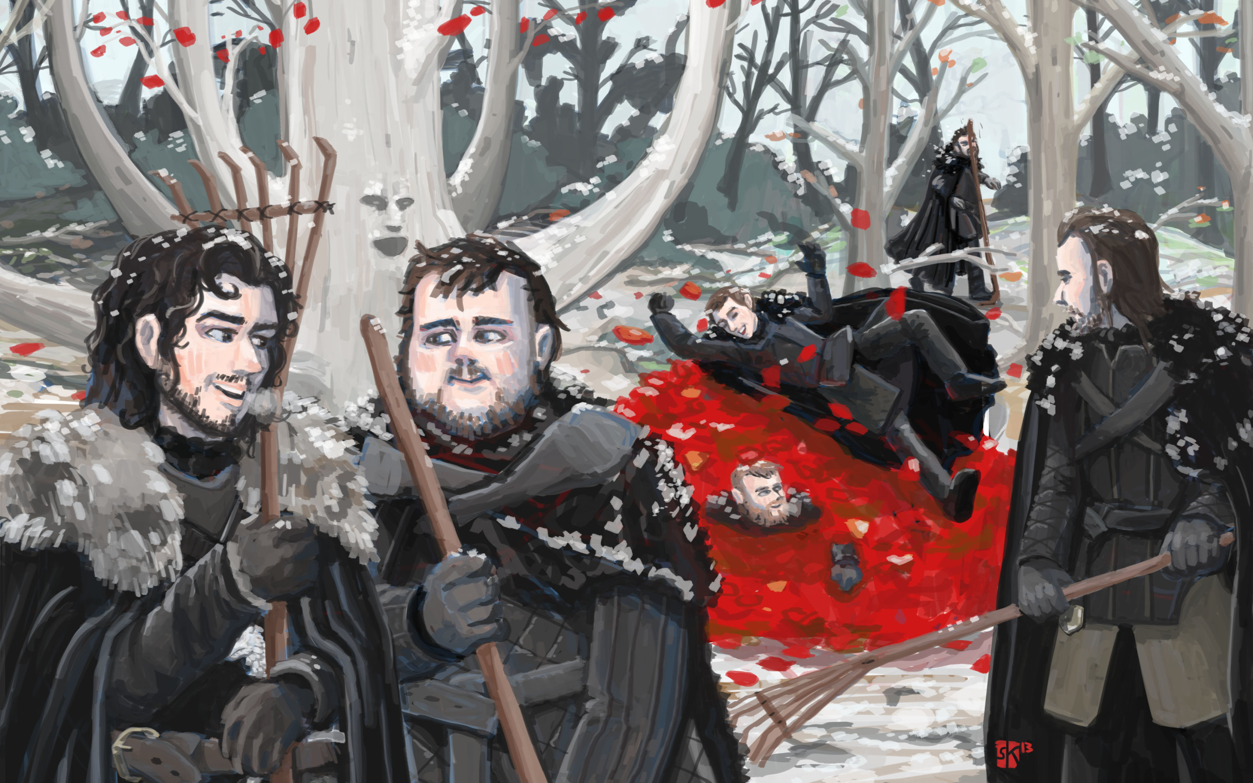 Jon Snow Game Of Thrones Art Wallpapers