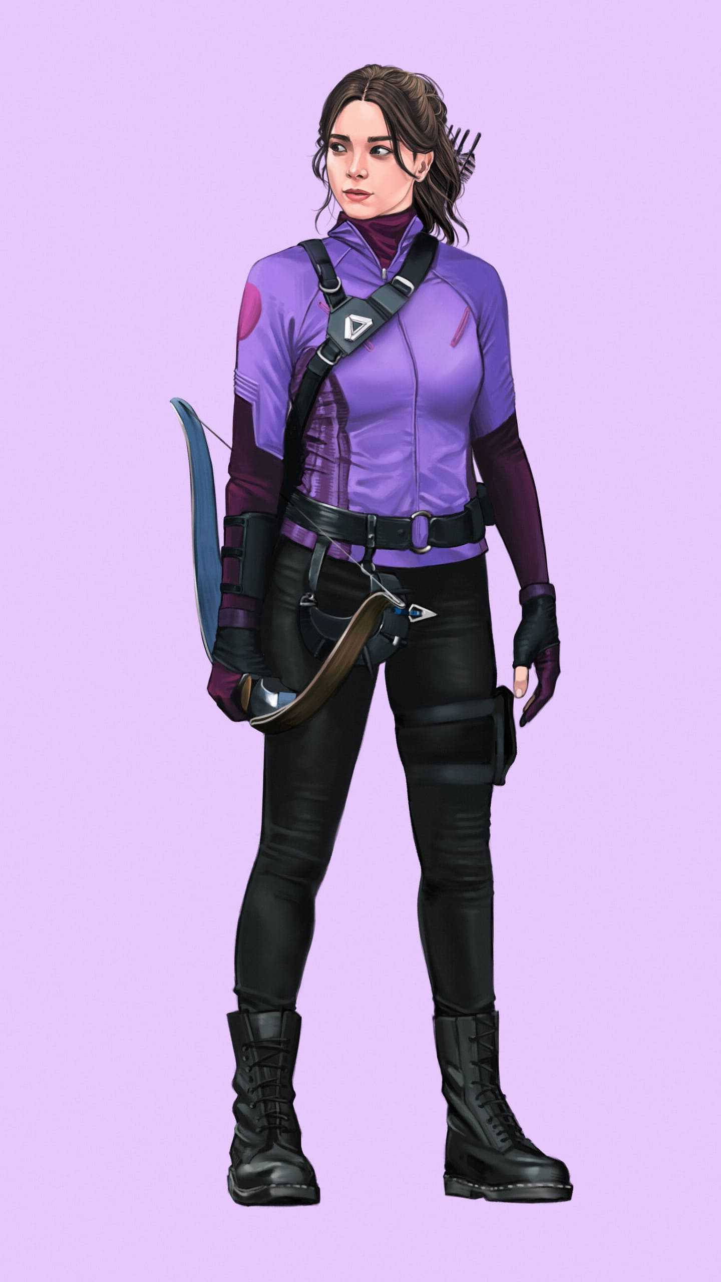 Kate Bishop Hawkeye Poster 4K Fanart Wallpapers