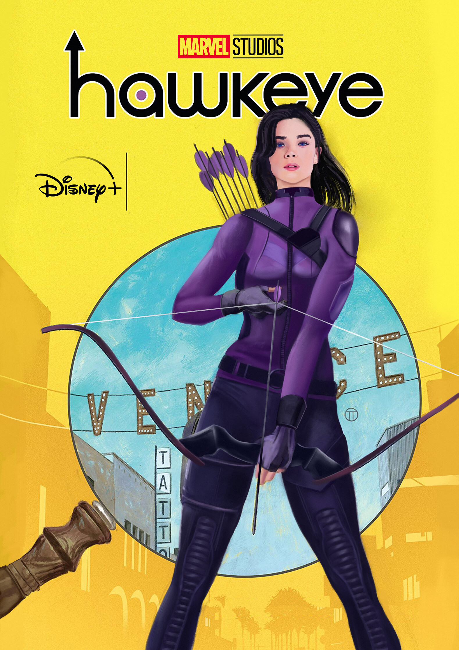 Kate Bishop Hawkeye Poster 4K Fanart Wallpapers