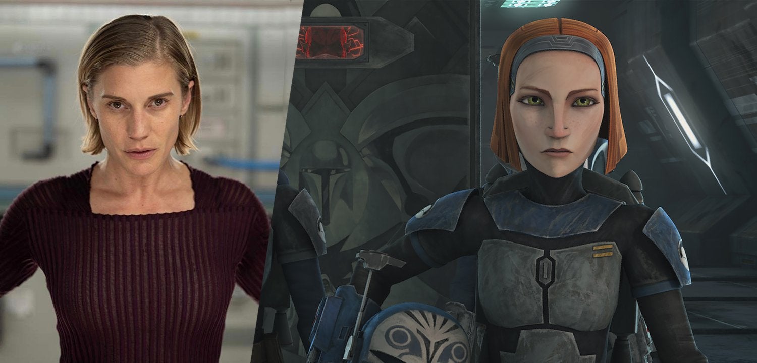 Katee Sackhoff As Bo Katan Kryze Mandalorian Art Wallpapers