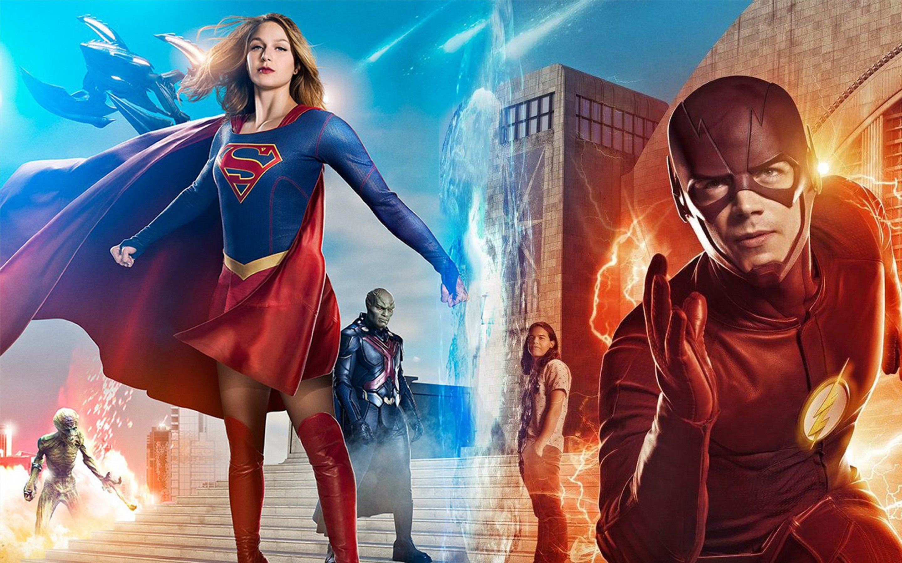 Legends Of Tomorrow Flash Arrow Supergirl Wallpapers