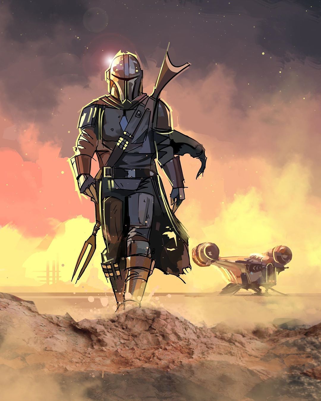 Mandalorian Artwork Wallpapers