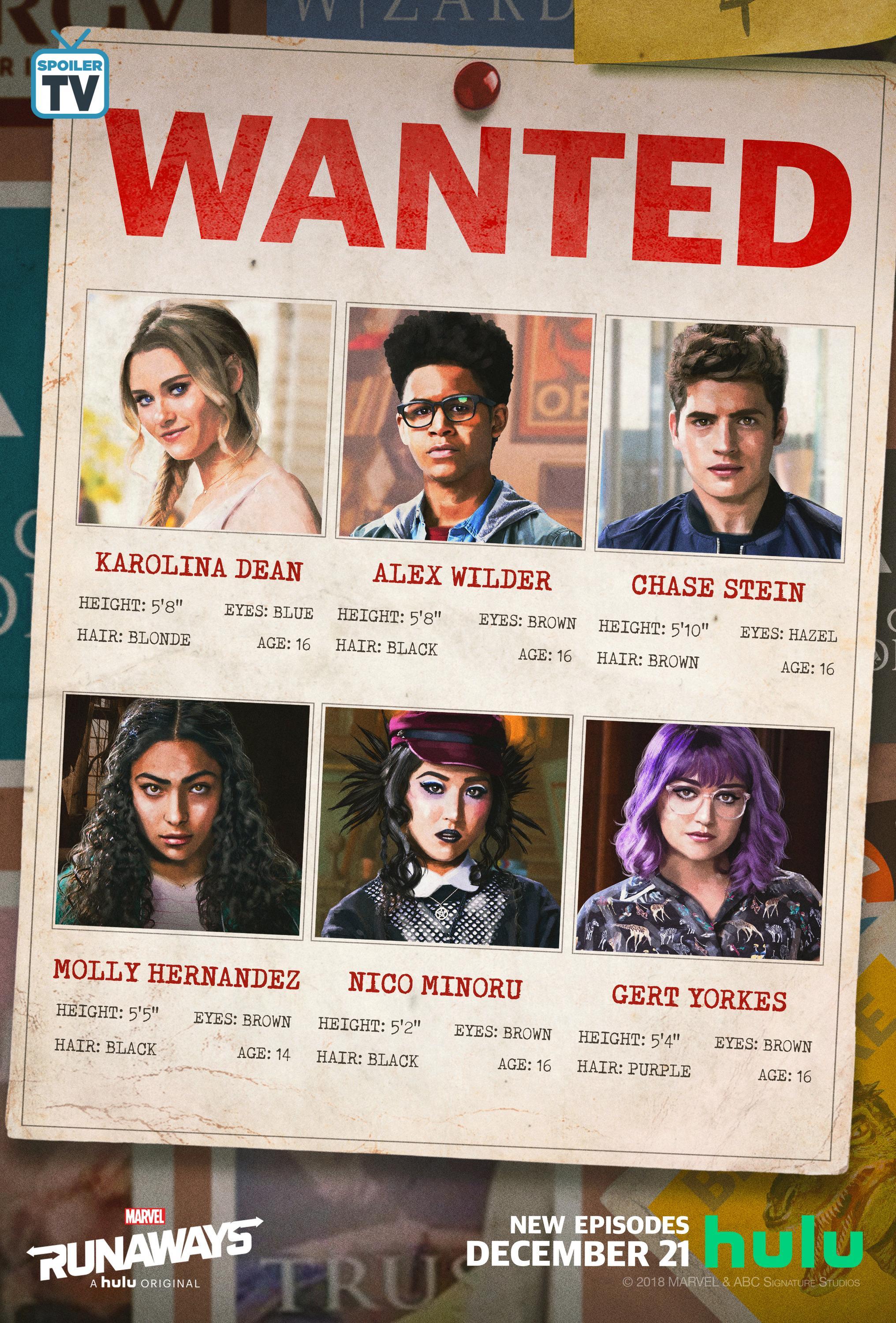 Marvel Runaways Poster Wallpapers