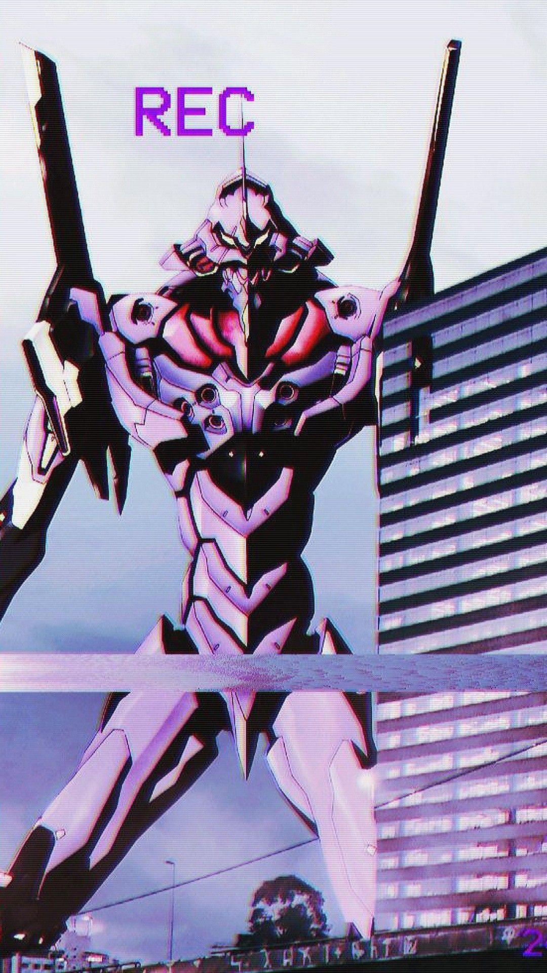 Neon Genesis Evangelion Vaporwave Wallpapers