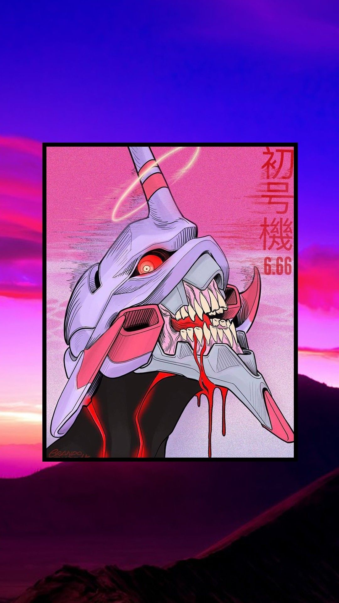 Neon Genesis Evangelion Vaporwave Wallpapers