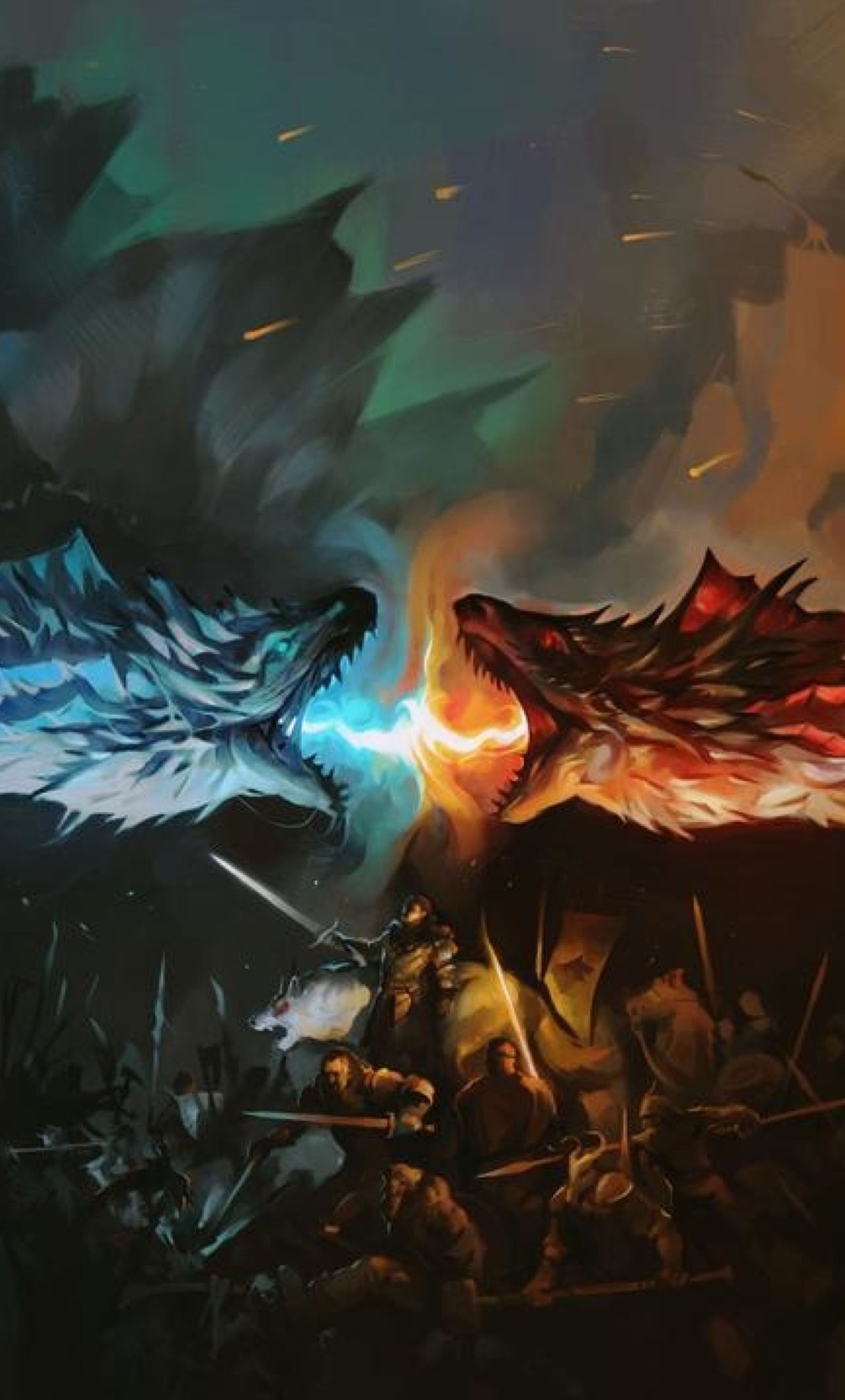 Night King And Dragon Wallpapers