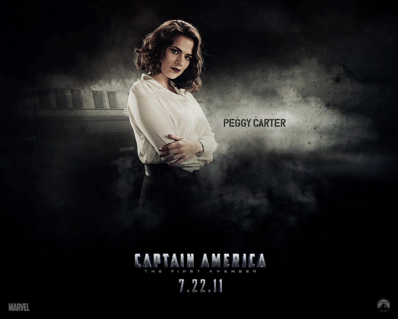 Peggy Carter As Captain America Wallpapers