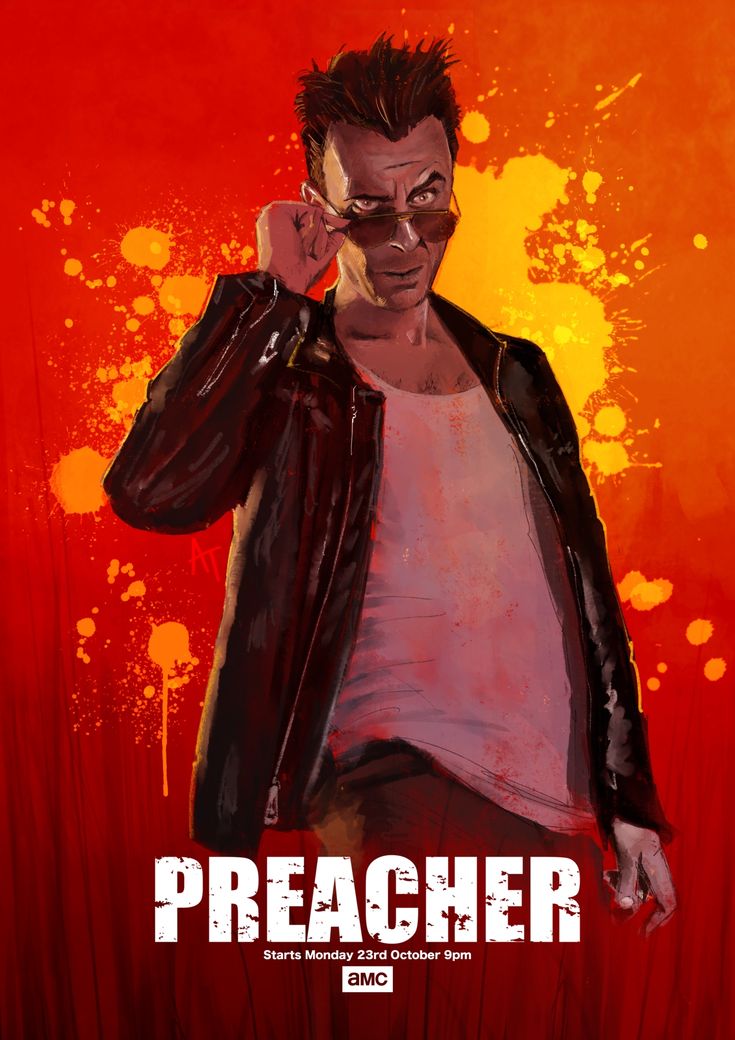 Preacher Tv Show Poster Wallpapers