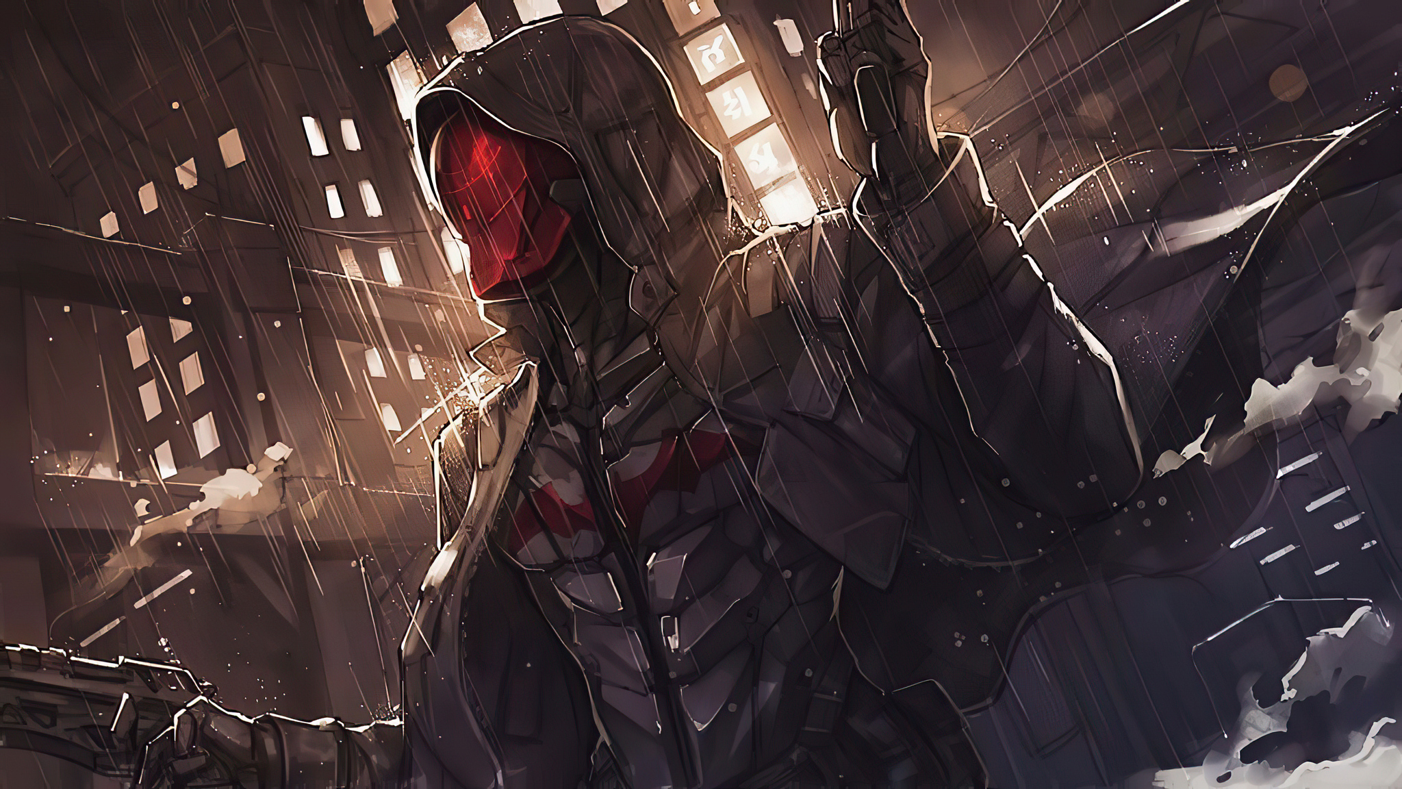 Red Hood 4K Concept Art Wallpapers