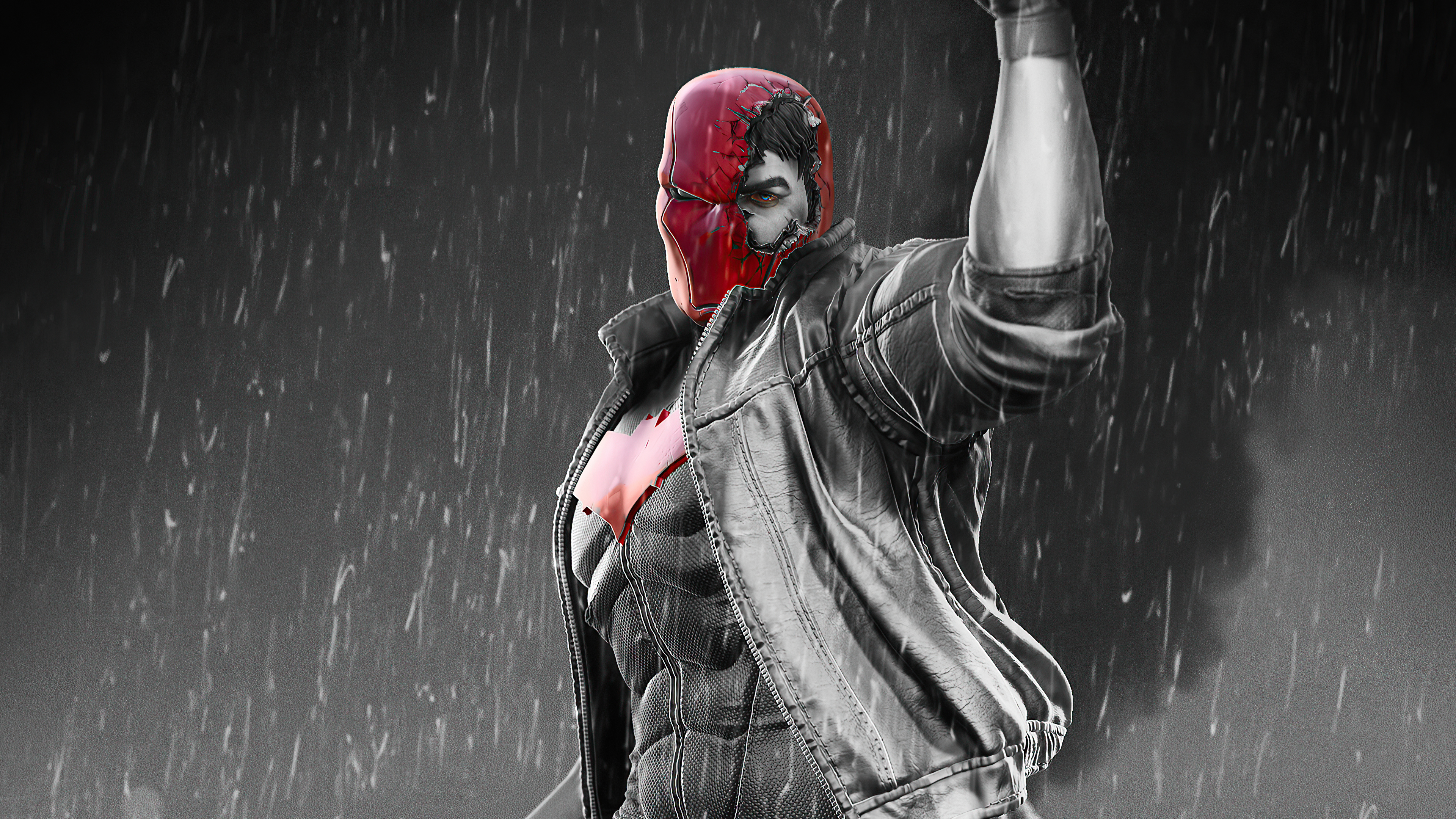 Red Hood 4K Concept Art Wallpapers