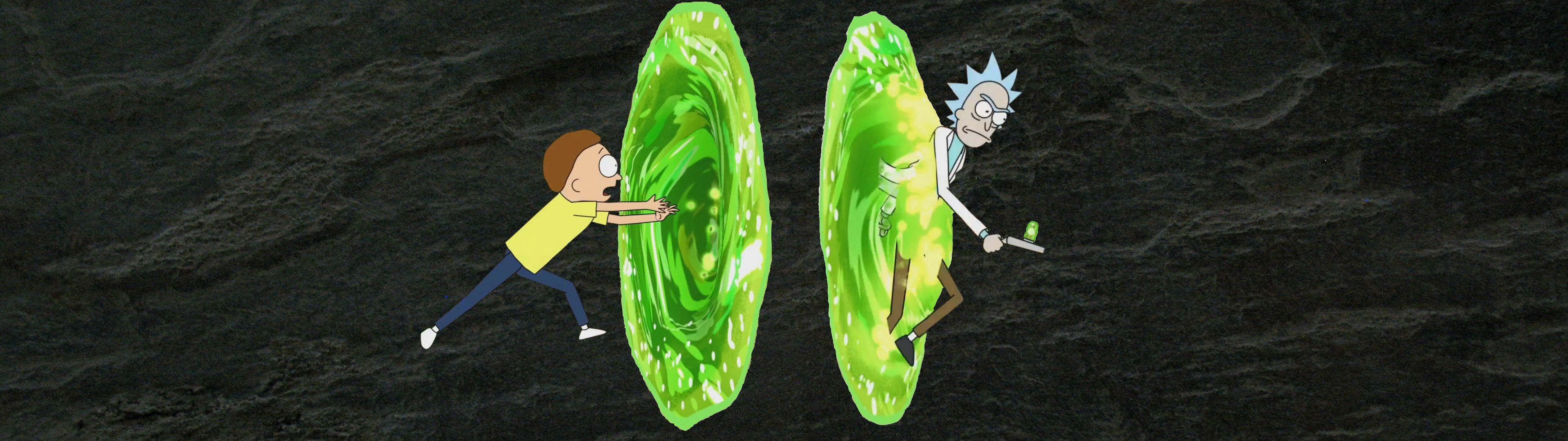 Rick And Morty Dual Screen Wallpapers