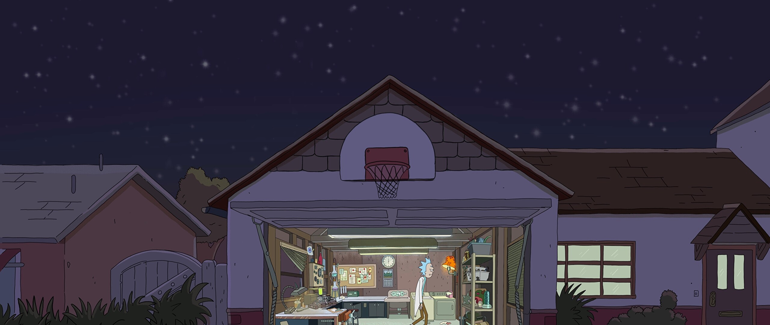 Rick And Morty Garage Wallpapers