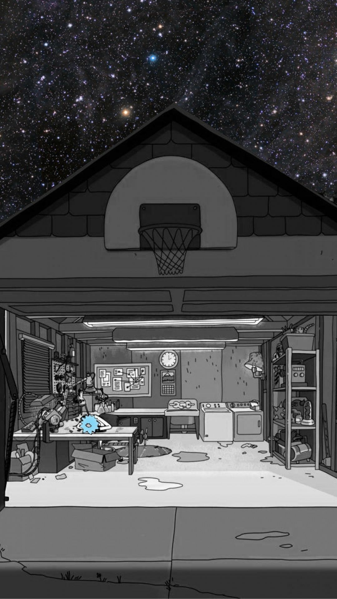 Rick And Morty Garage Wallpapers