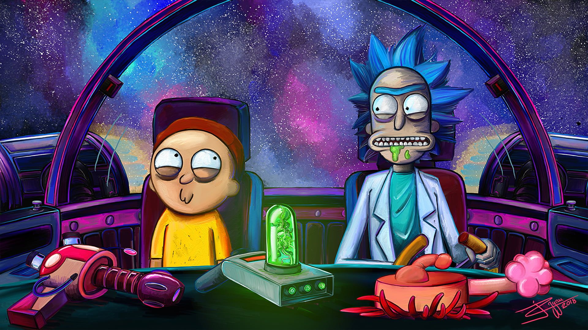 Rick And Morty Hype Wallpapers