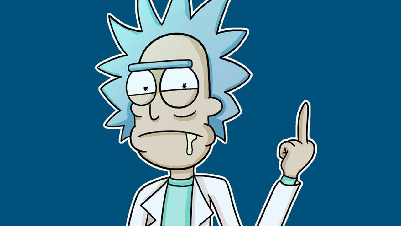 Rick And Morty Middle Finger Wallpapers