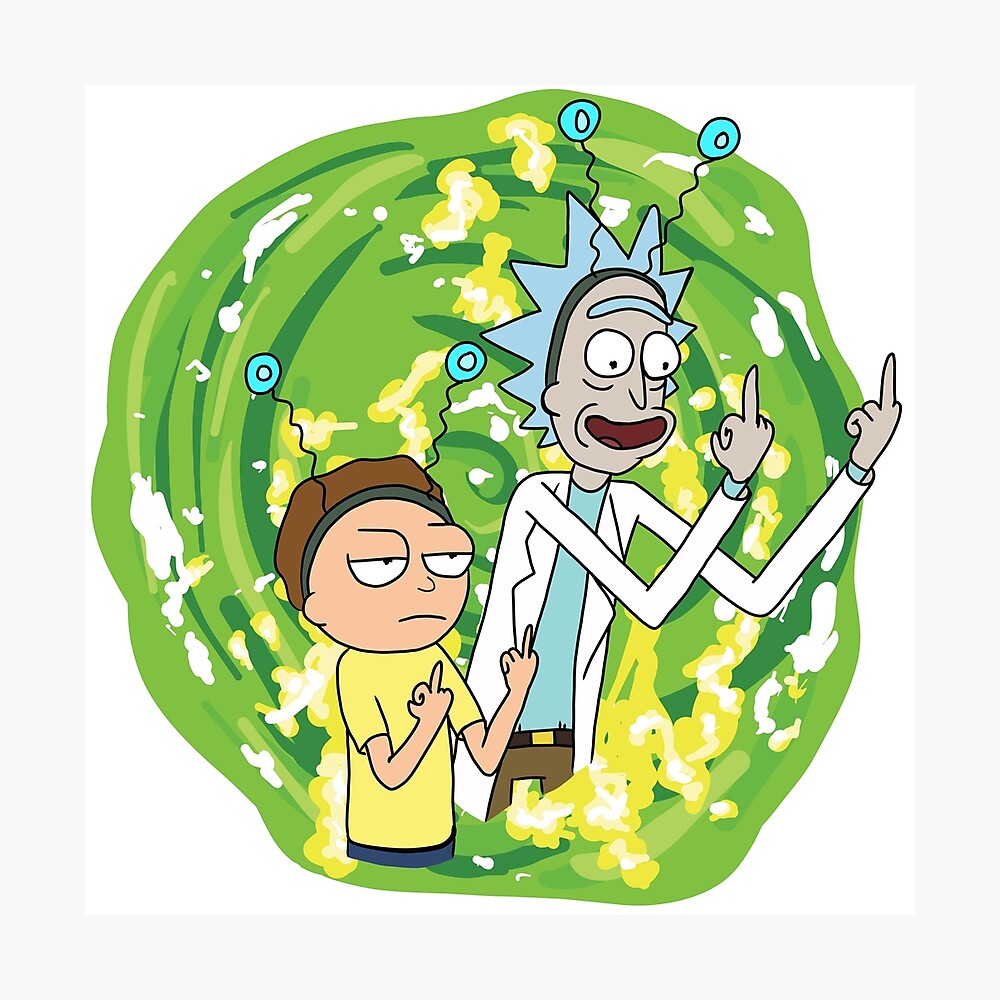 Rick And Morty Middle Finger Wallpapers On Ewallpapers