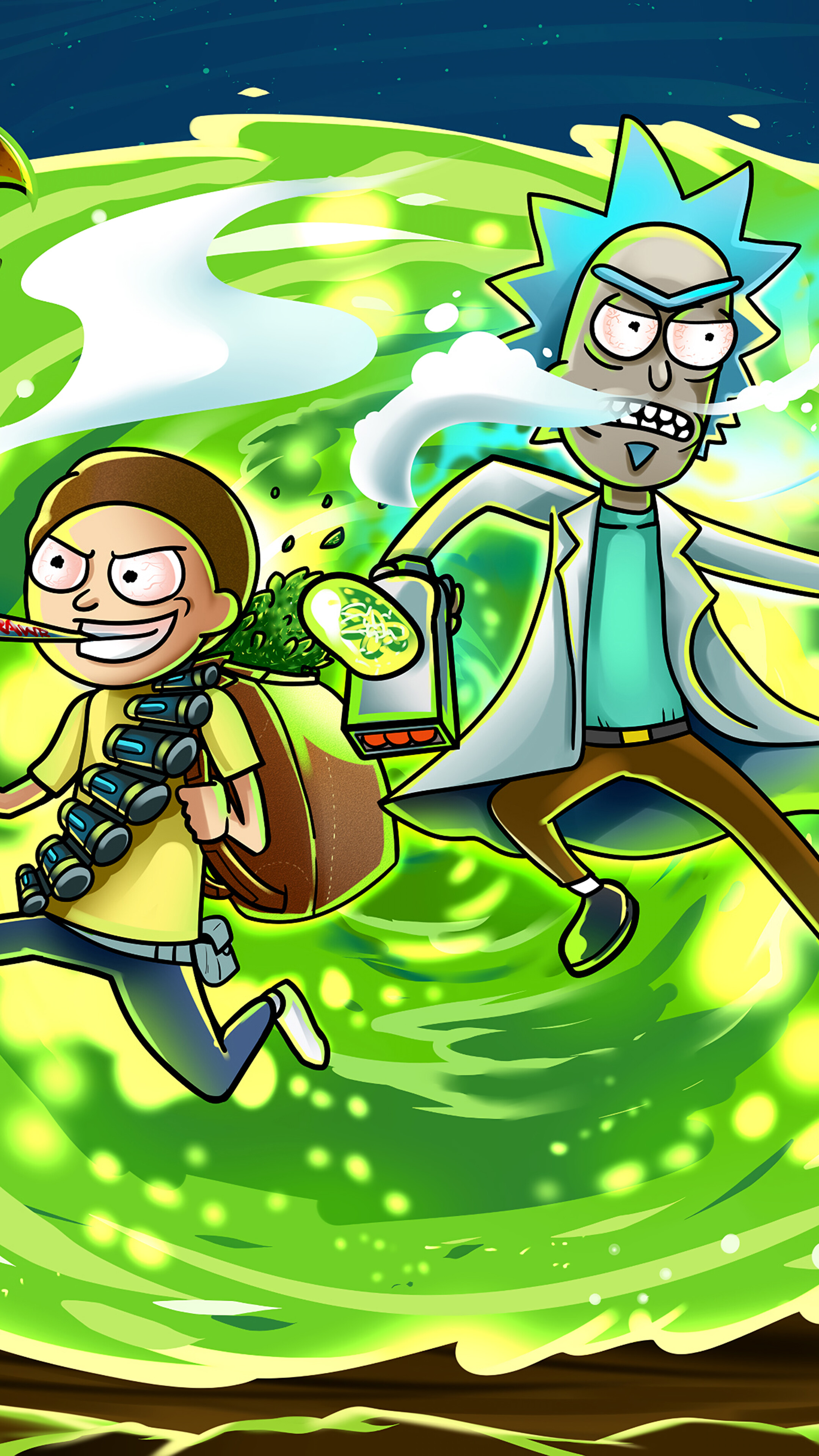 Rick And Morty Portal Wallpapers