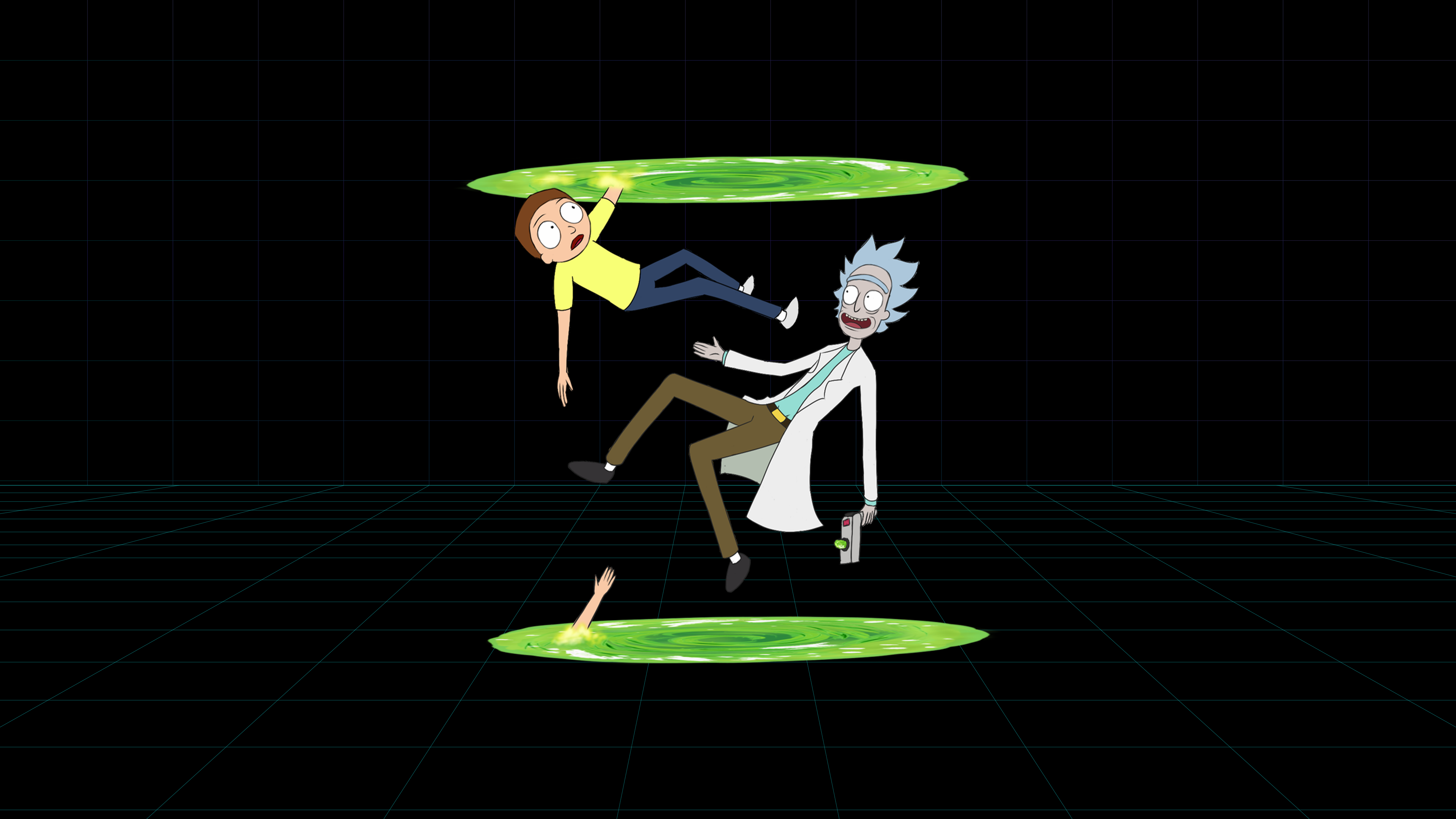 Rick And Morty Portal Wallpapers