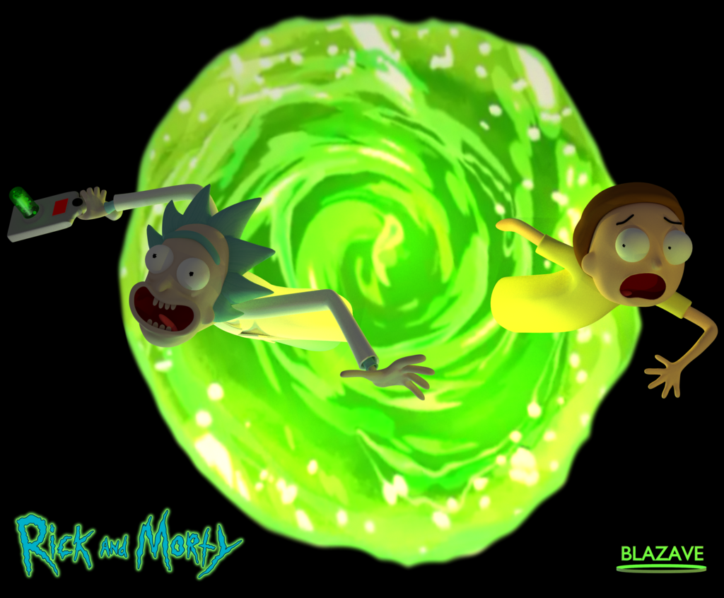 Rick And Morty Portal Wallpapers