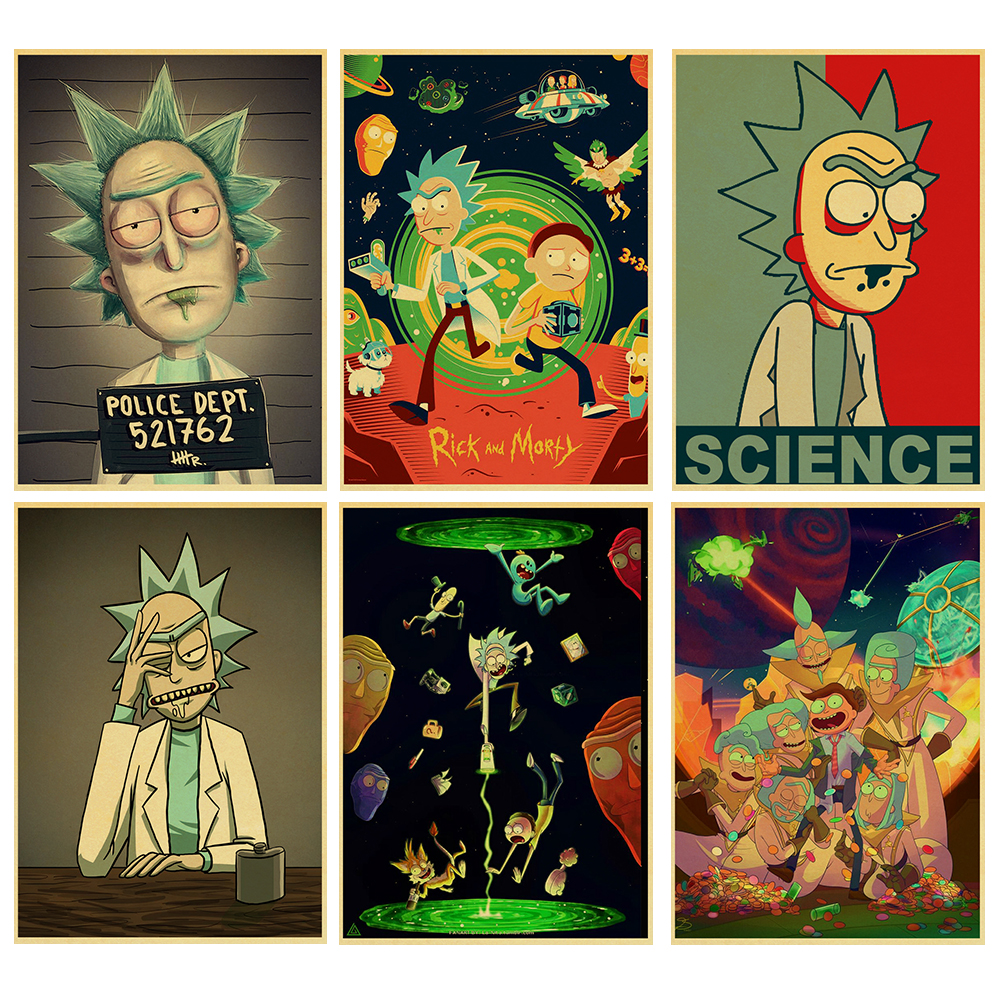 Rick And Morty Retro Wallpapers